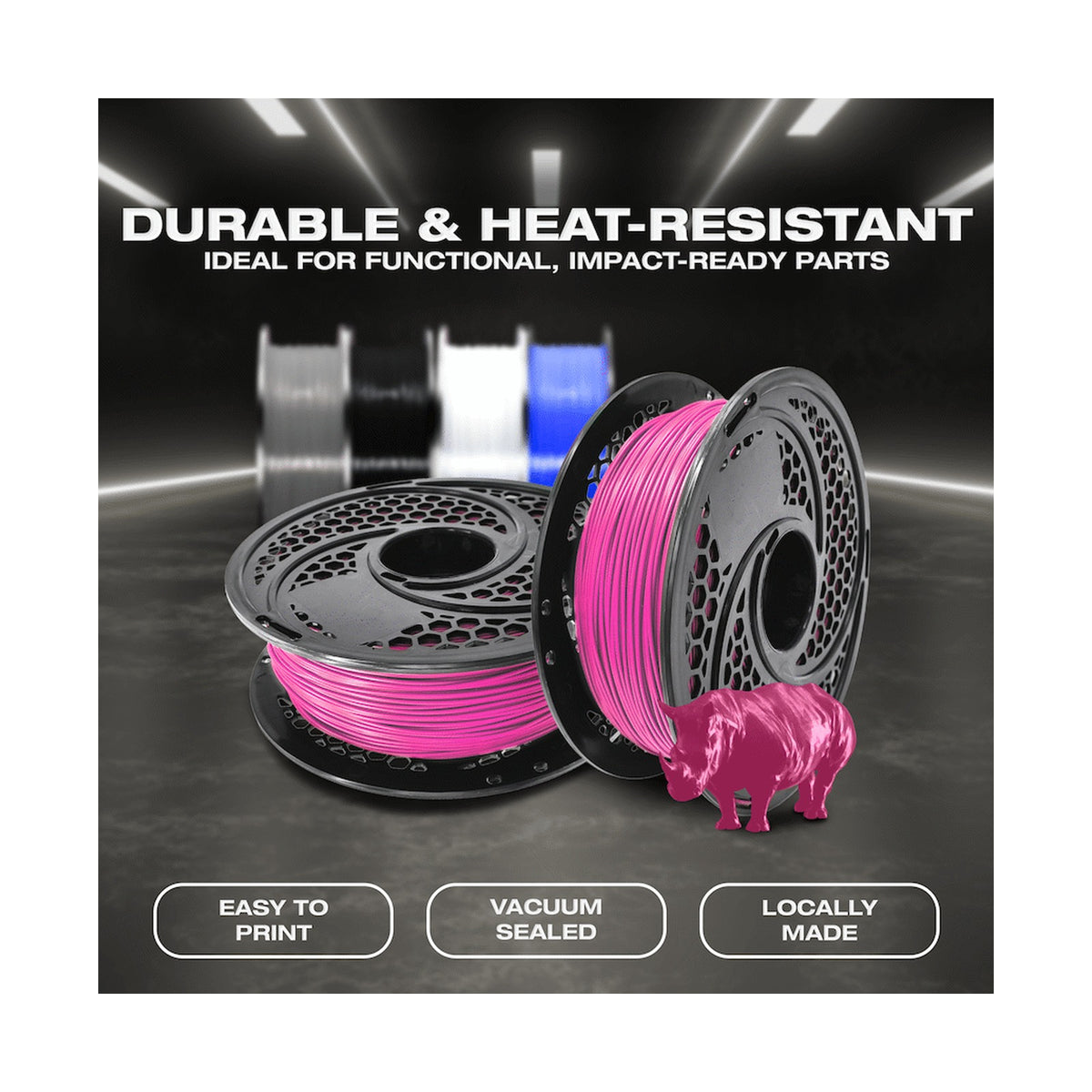 SA Filament ABS Premium Filament 1kg - Pink