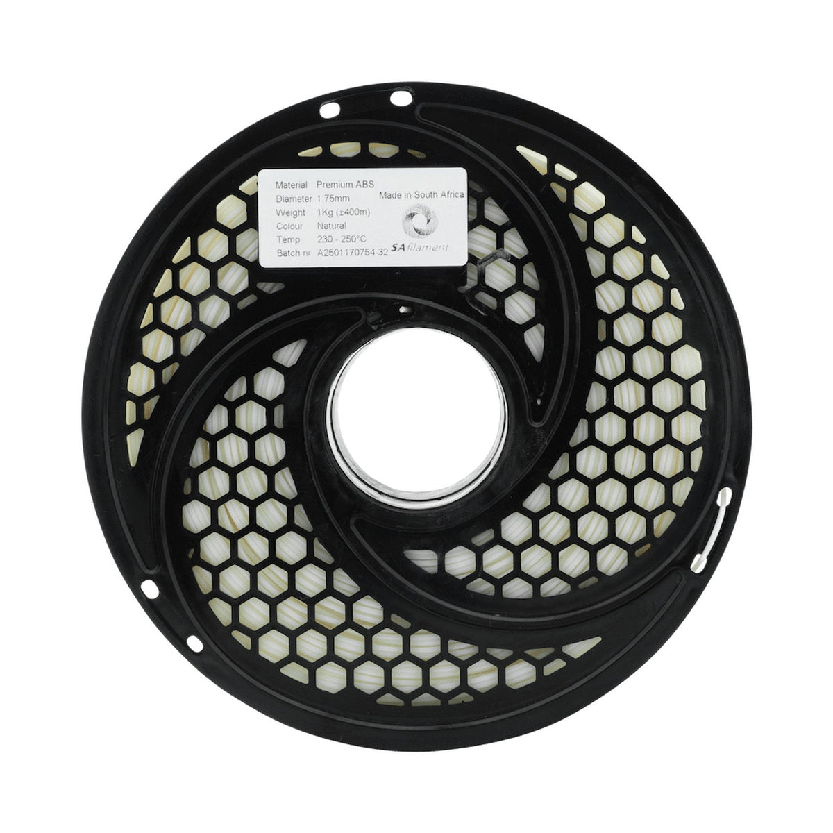 SA Filament ABS Premium Filament 1kg - Natural / Ivory