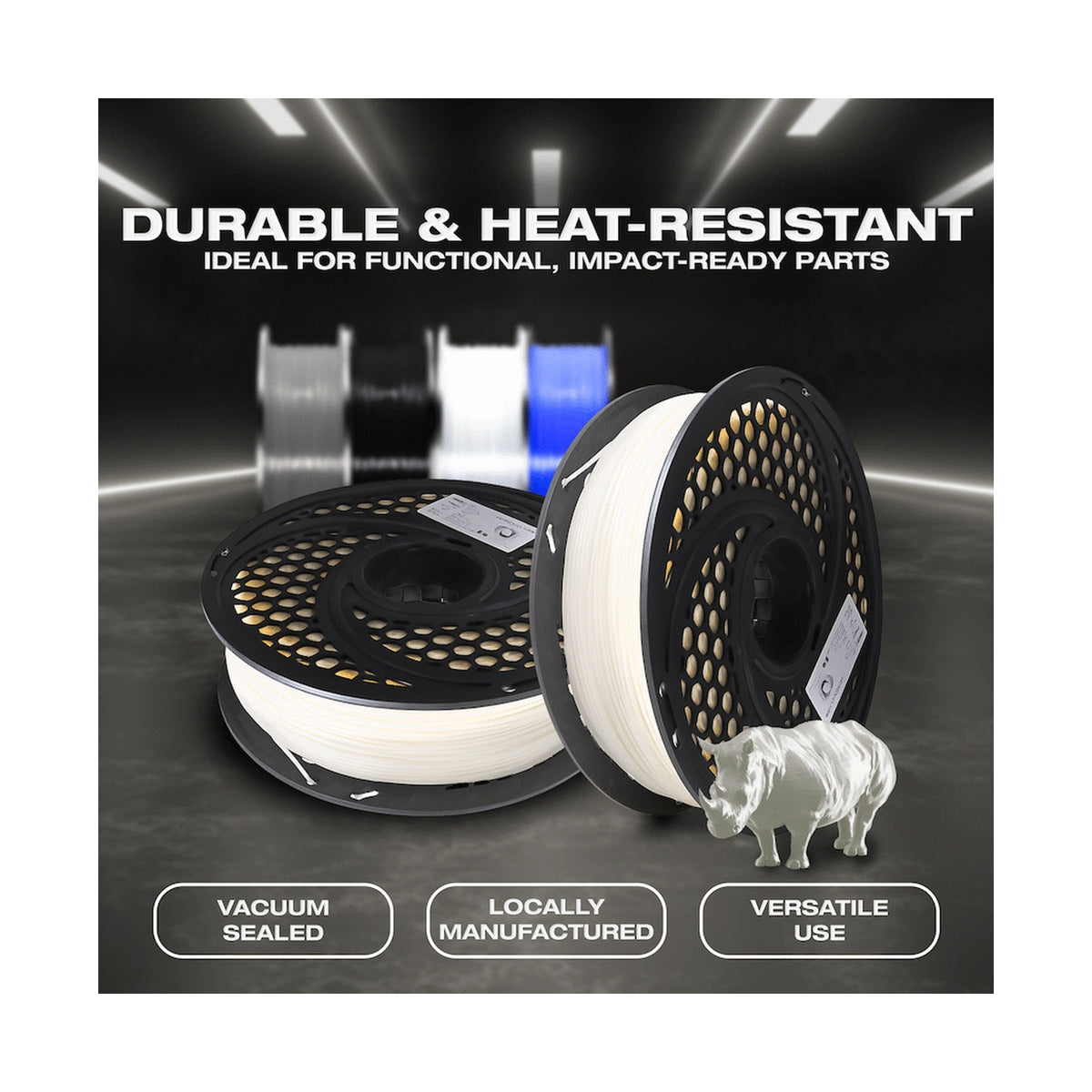SA Filament ABS Premium Filament 1kg - Natural / Ivory