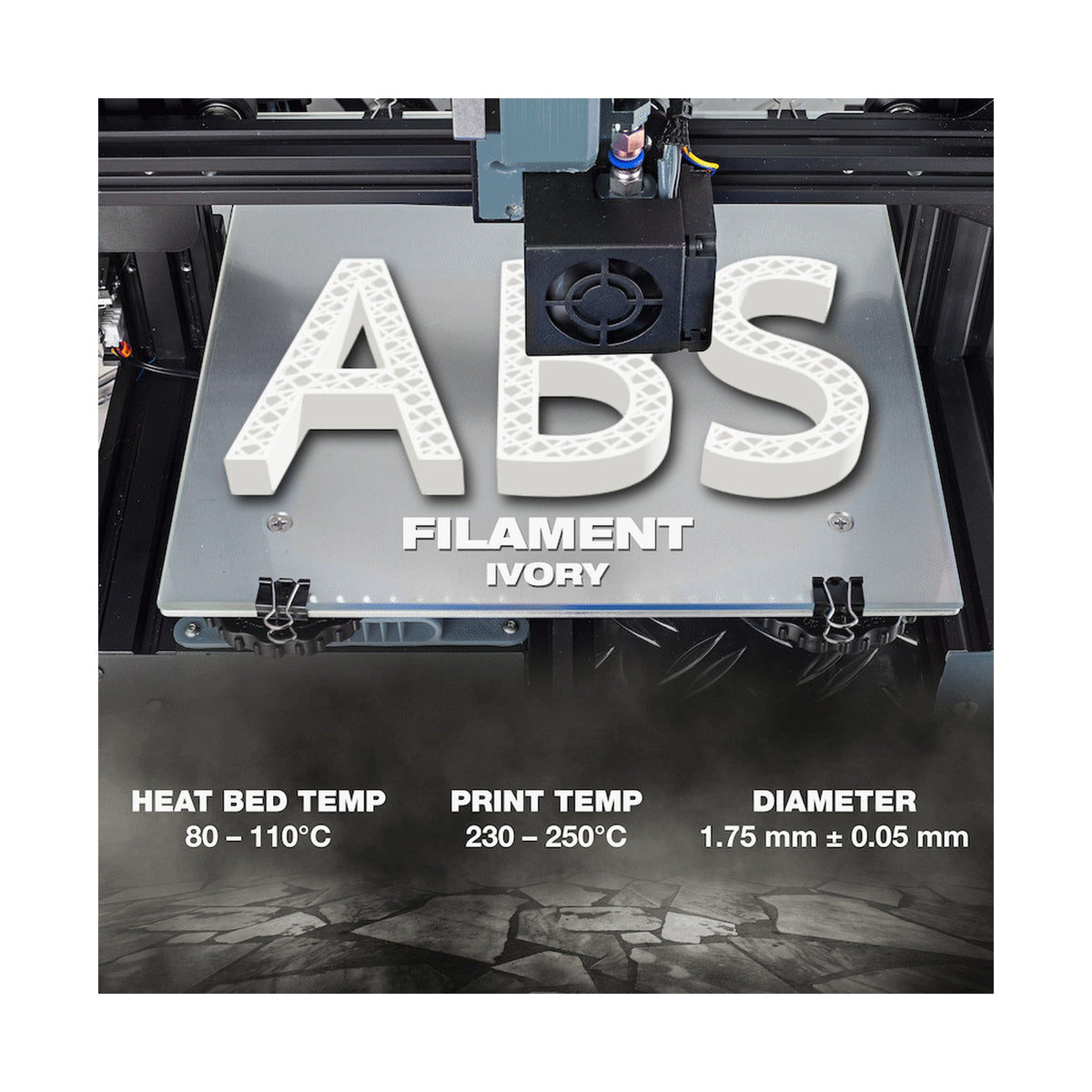 SA Filament ABS Premium Filament 1kg - Natural / Ivory