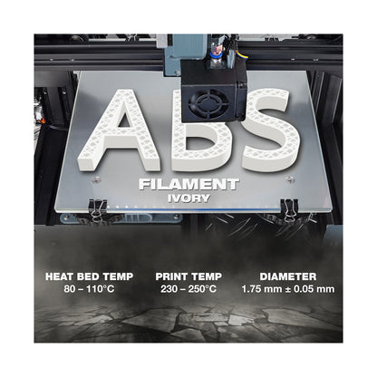 SA Filament ABS Premium Filament 1kg - Natural / Ivory