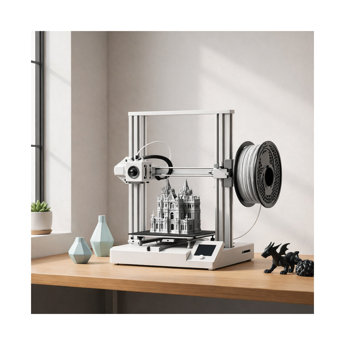 SA Filament ABS Premium Filament 1kg - Light Grey