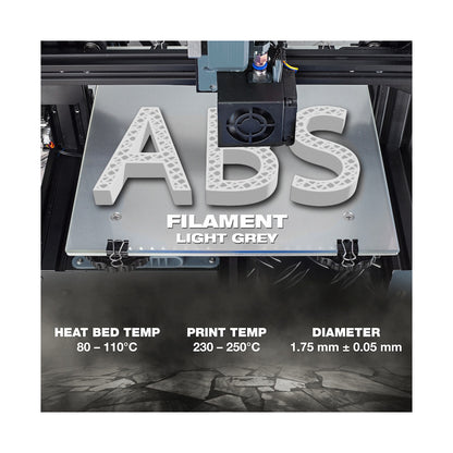 SA Filament ABS Premium Filament 1kg - Light Grey