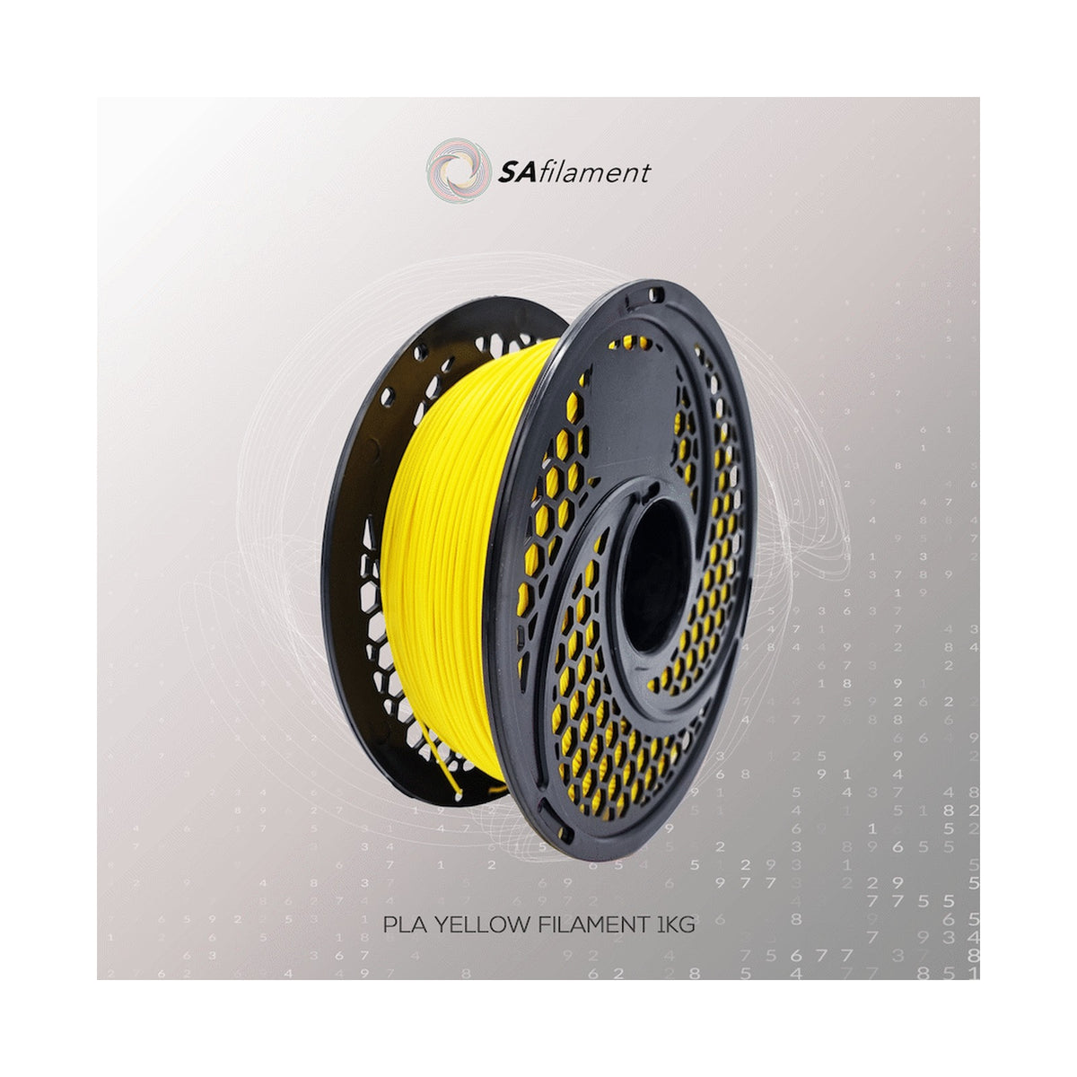 PLA Yellow Filament 1kg, 1.75mm
