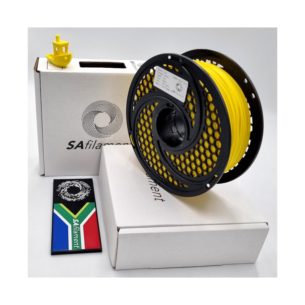 PLA Yellow Filament 1kg, 1.75mm