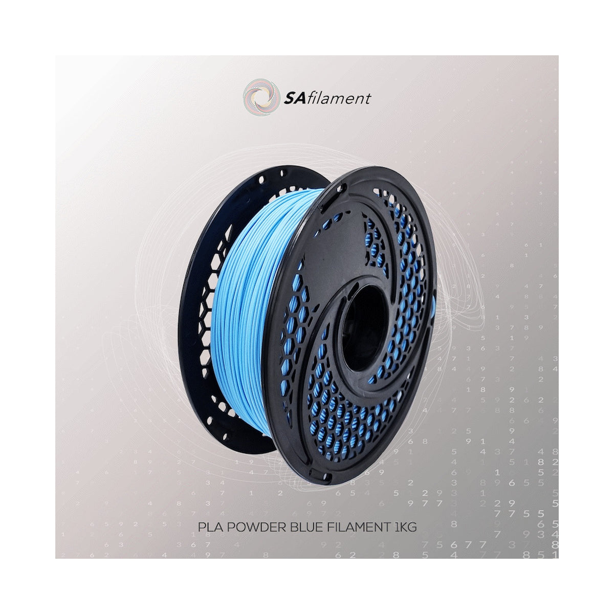 PLA Powder Blue Filament 1kg, 1.75mm