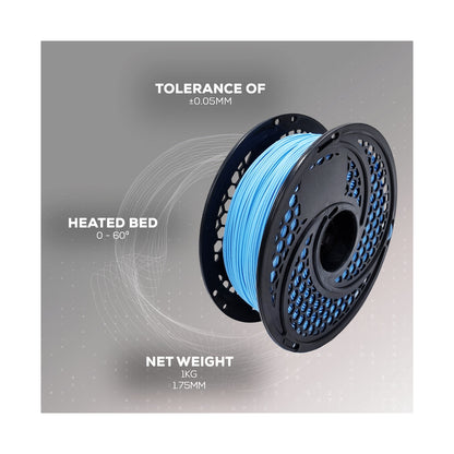 PLA Powder Blue Filament 1kg, 1.75mm