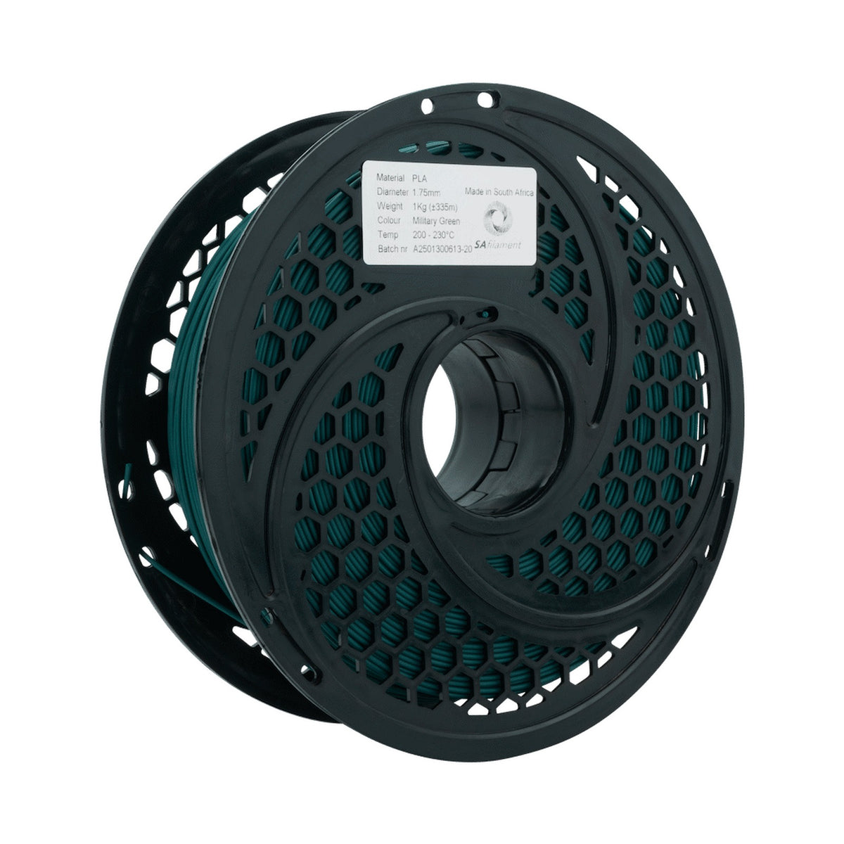 SA Filament PLA Filament 1kg - Military Green