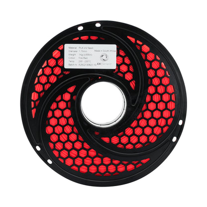 SA Filament PLA UV Neon Filament 1kg -  Fire Red