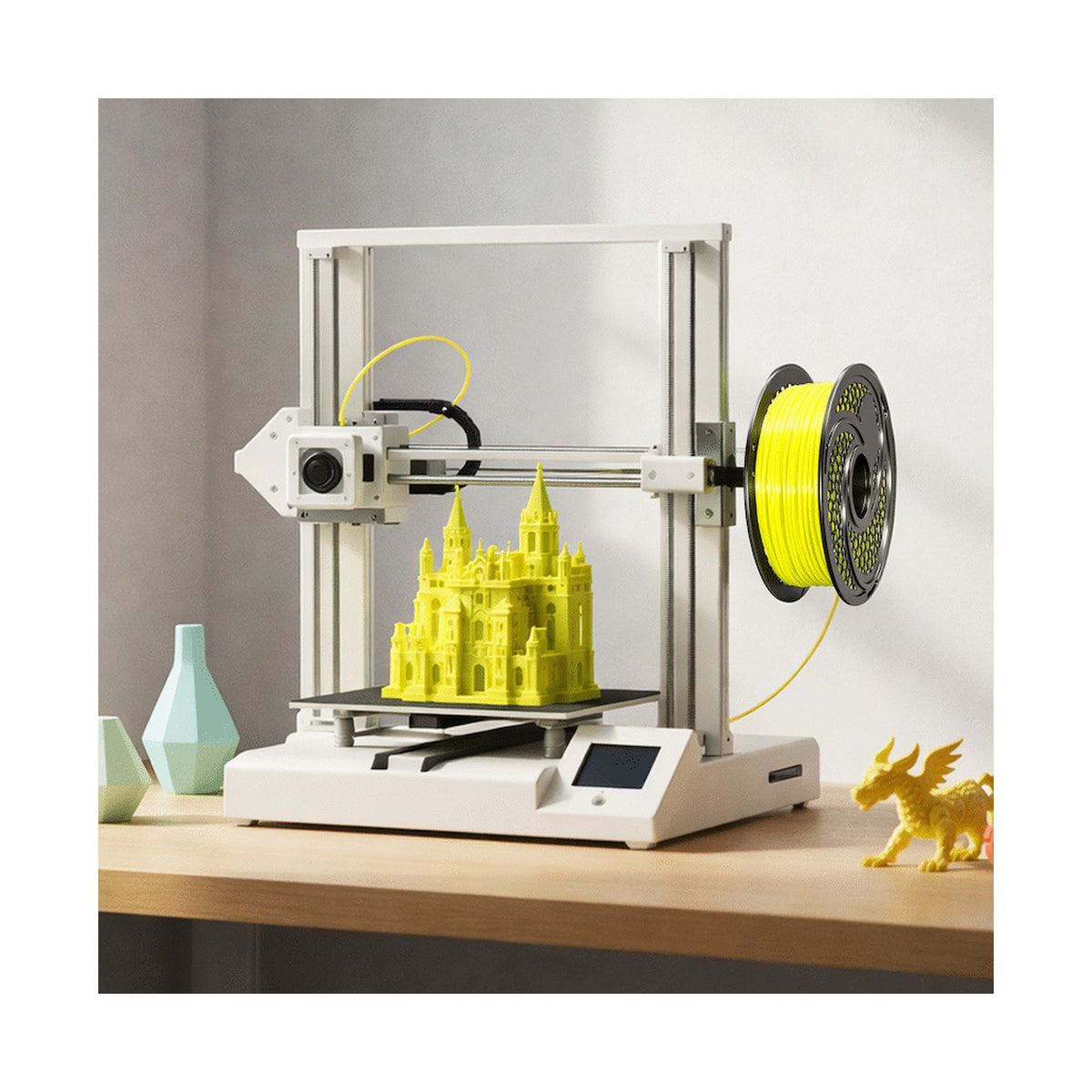 SA Filament PLA UV Neon Filament 1kg -  Lunar Yellow