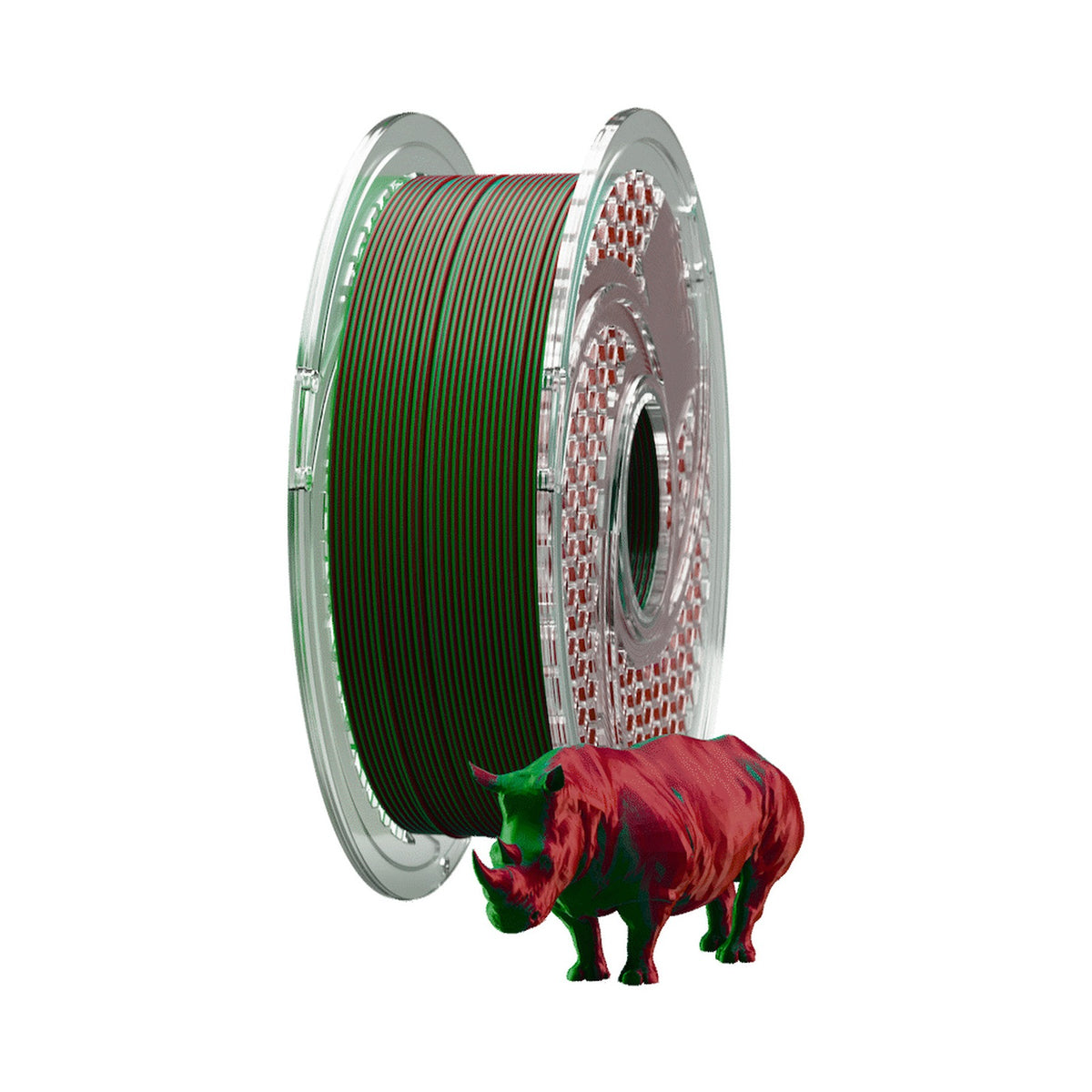 SA Filament Dual Silk PLA Filament 750g - Crimson Emerald