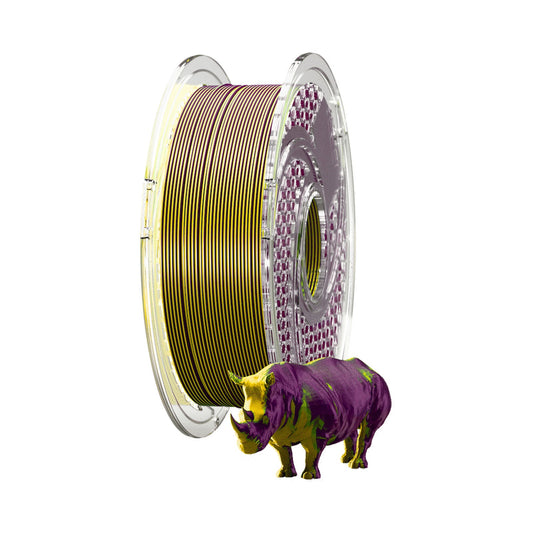SA Filament Dual Silk PLA Filament - Golden Indigo (750g, 1.75mm)