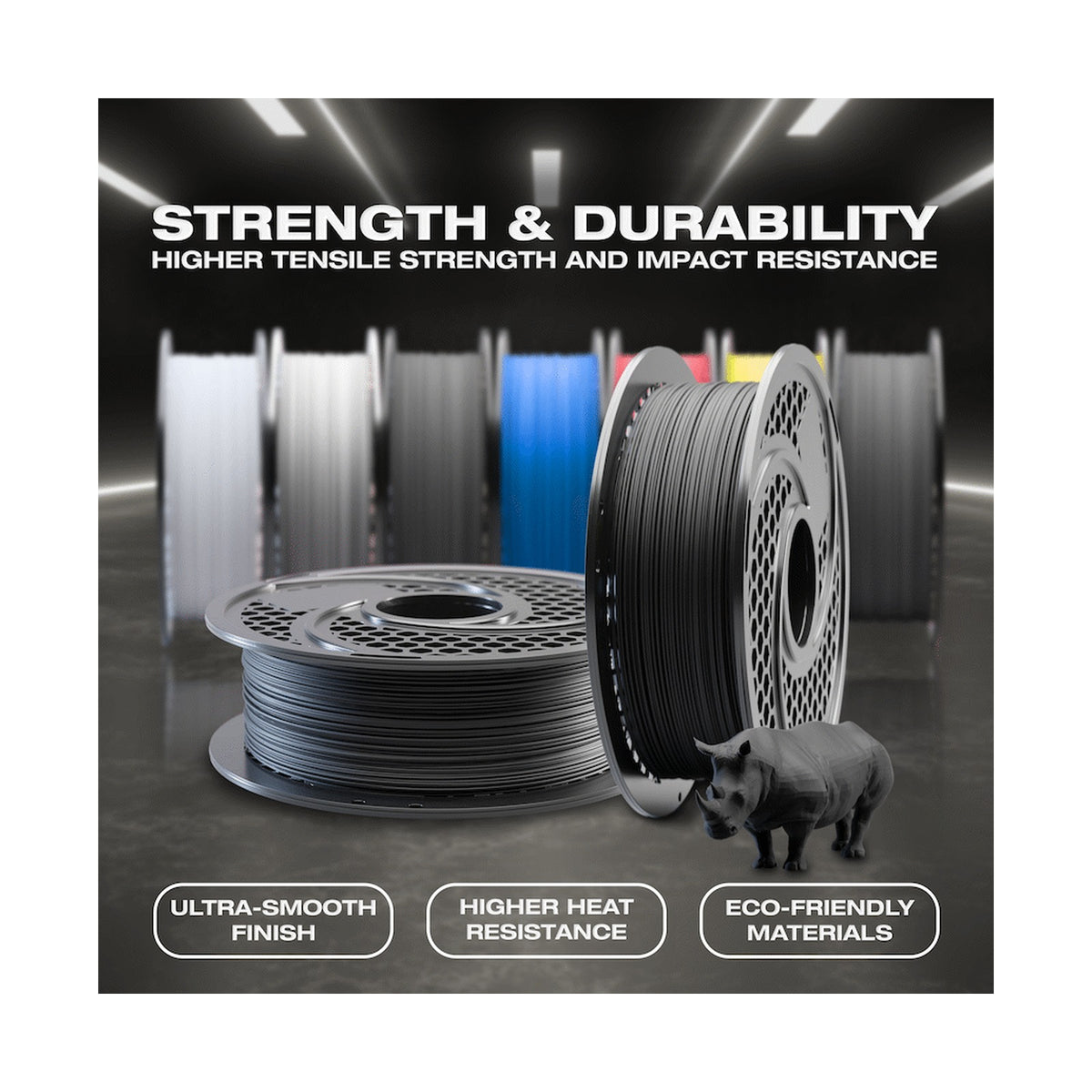 SA Filament PLA Hyper Filament 1kg - Black