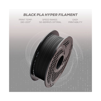 SA Filament PLA Hyper Filament 1kg - Black