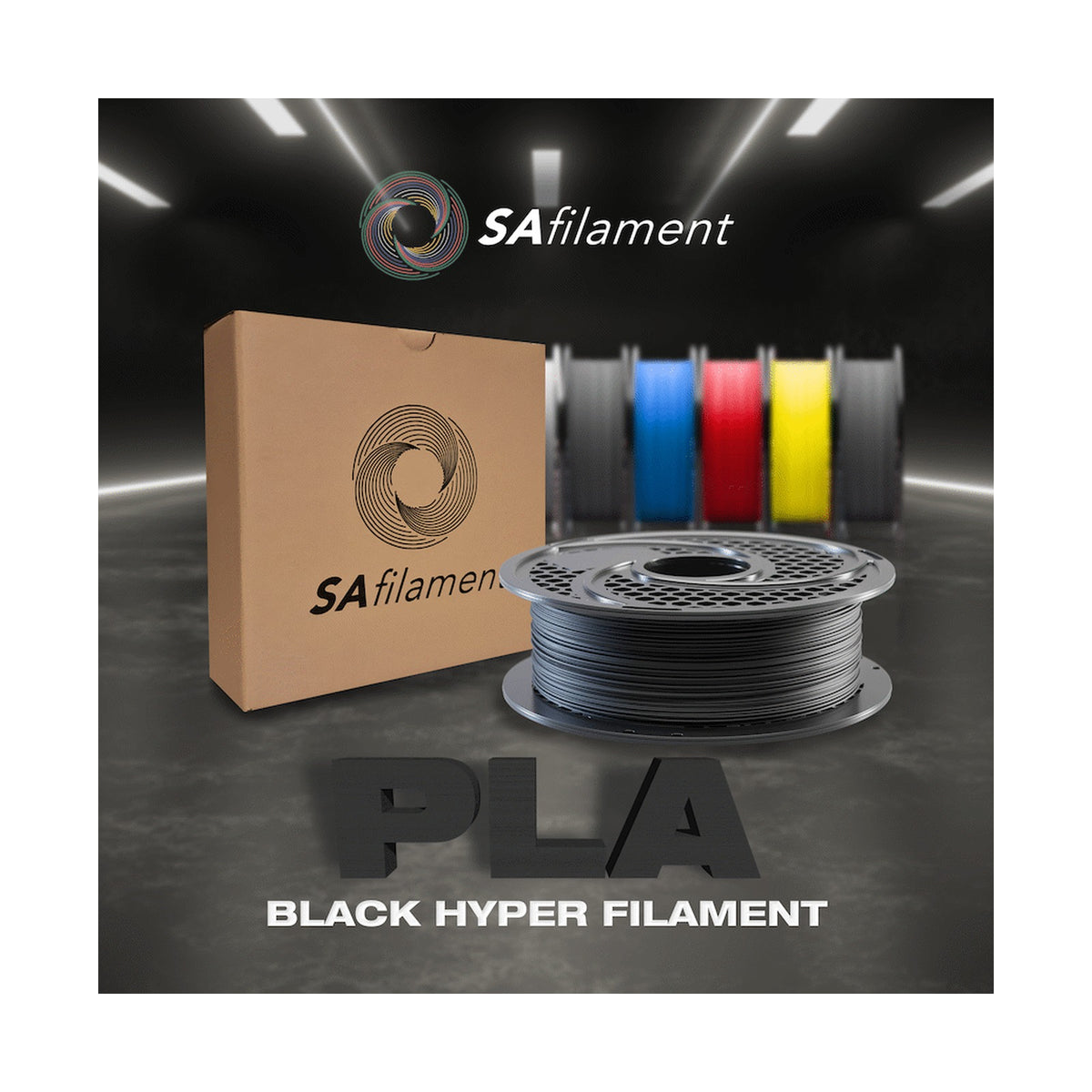 SA Filament PLA Hyper Filament 1kg - Black