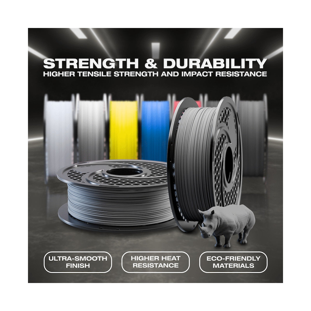 SA Filament PLA Hyper Filament 1kg - Grey