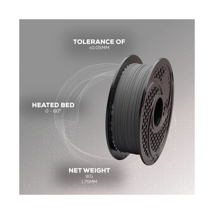 SA Filament PLA Hyper Filament 1kg - Grey