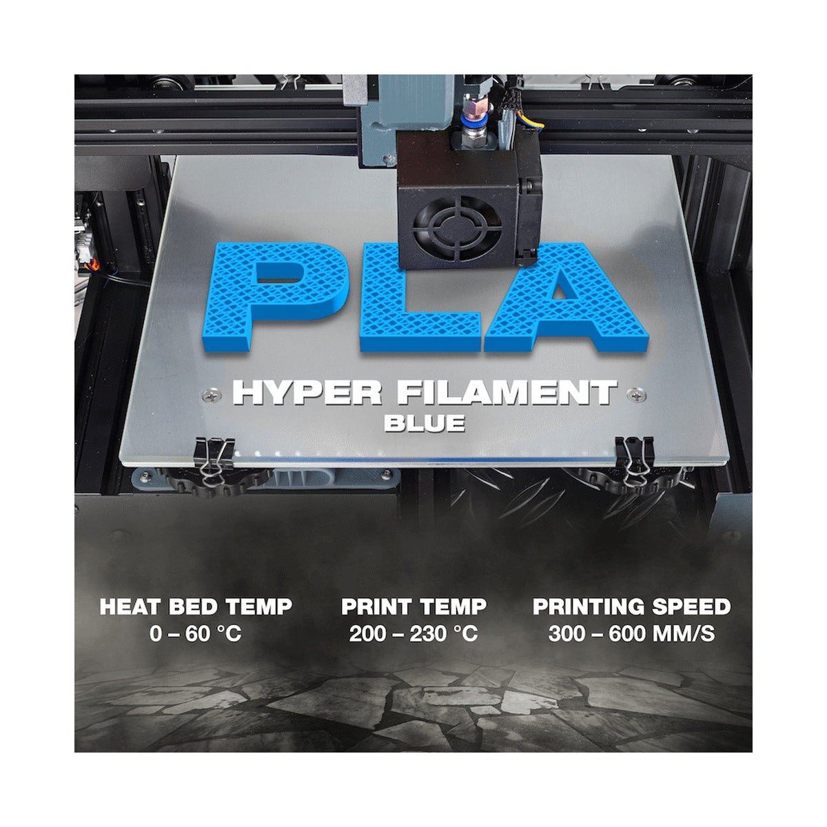 SA Filament PLA Hyper Filament 1kg - Blue
