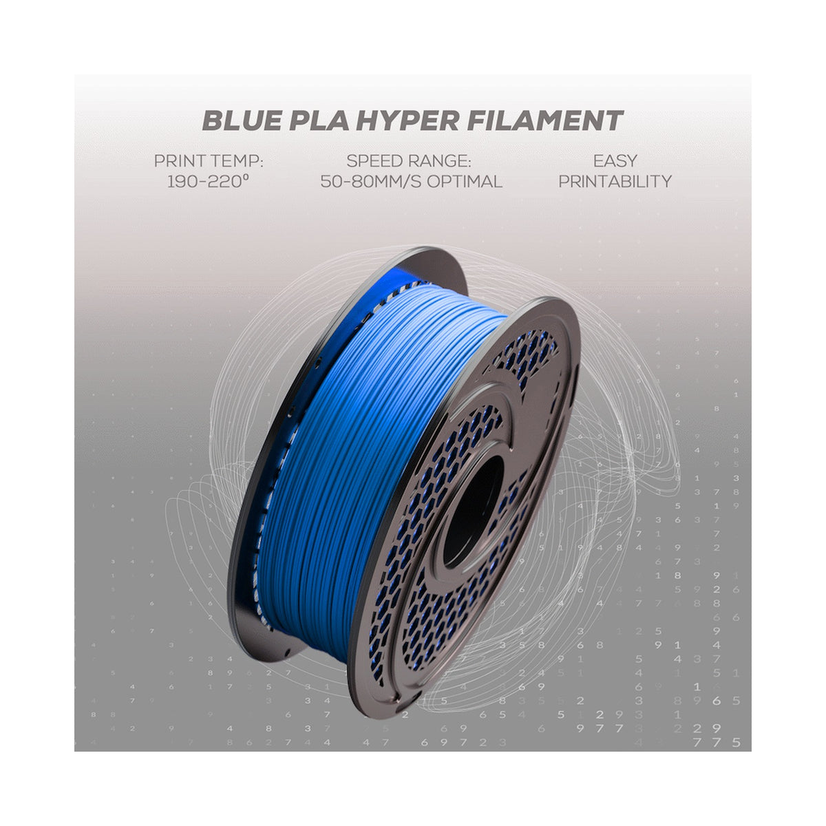 SA Filament PLA Hyper Filament 1kg - Blue