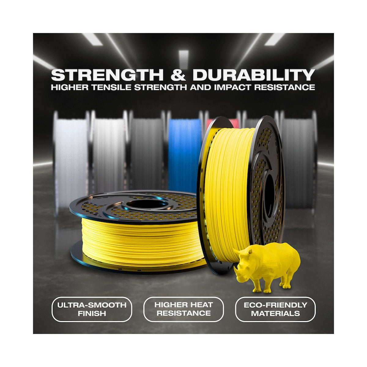 SA Filament PLA Hyper Filament 1kg - Yellow