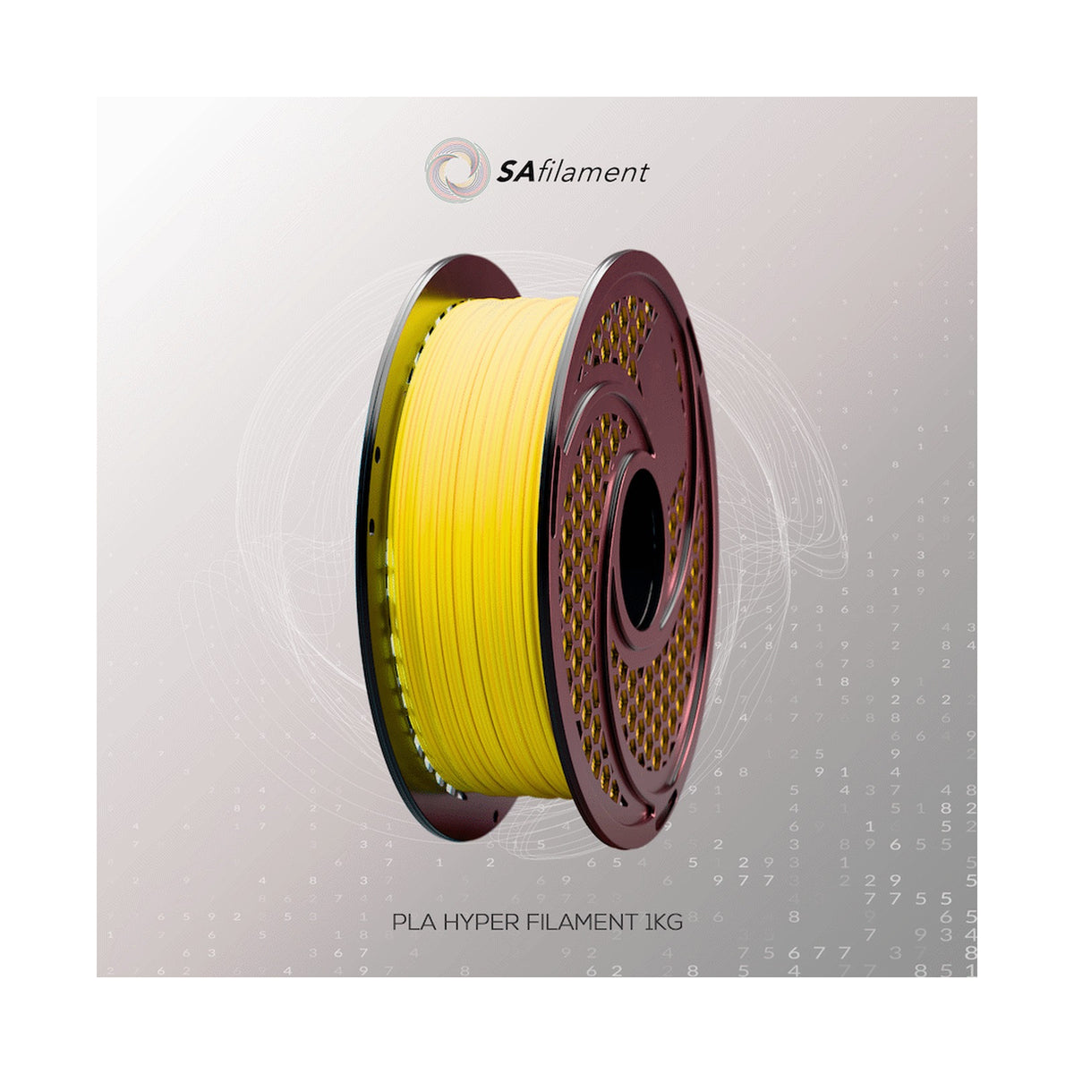 SA Filament PLA Hyper Filament 1kg - Yellow