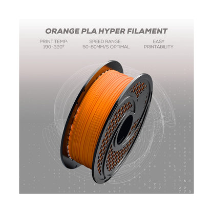 SA Filament PLA Hyper Filament 1kg - Orange
