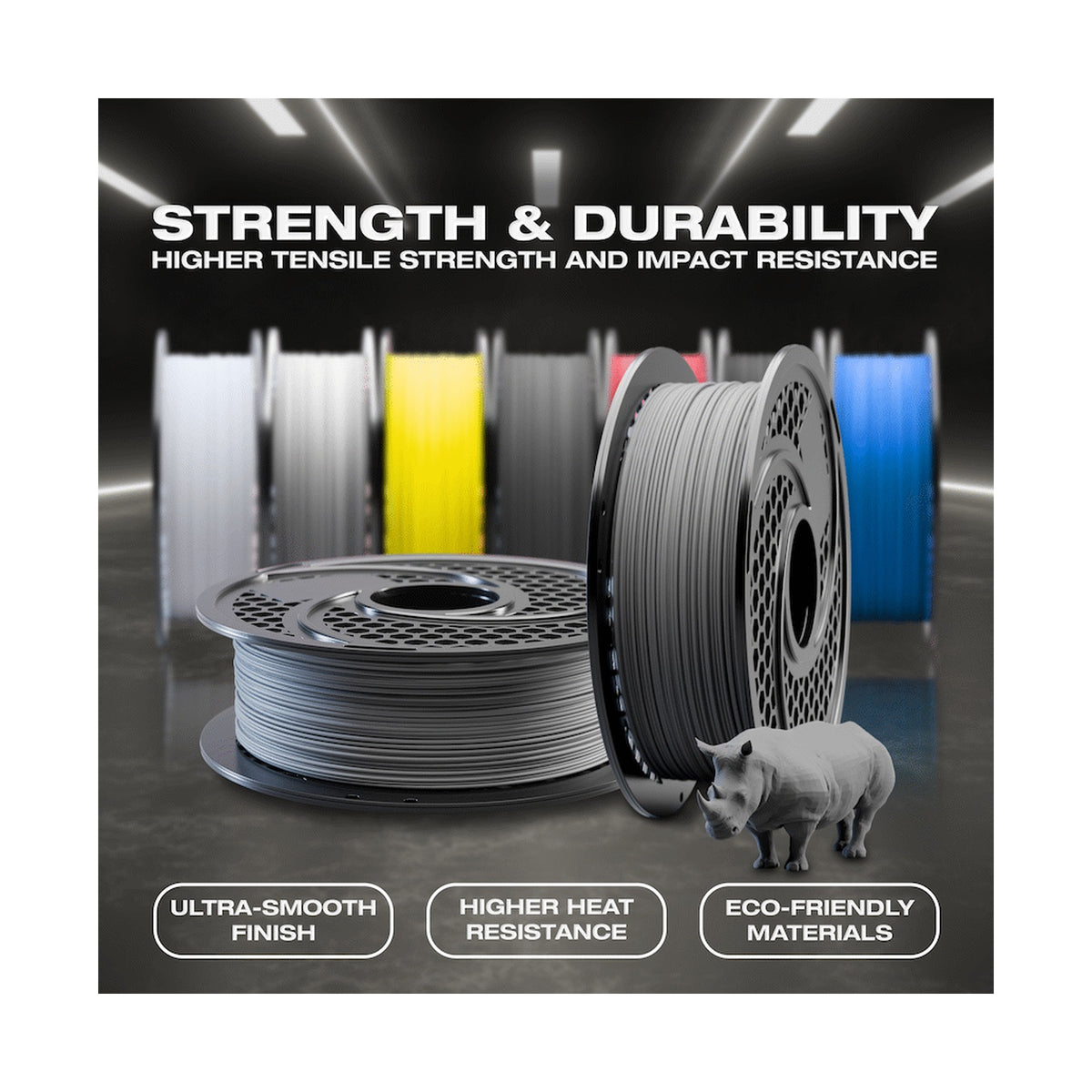 SA Filament PLA Hyper Filament 1kg - Dark Grey
