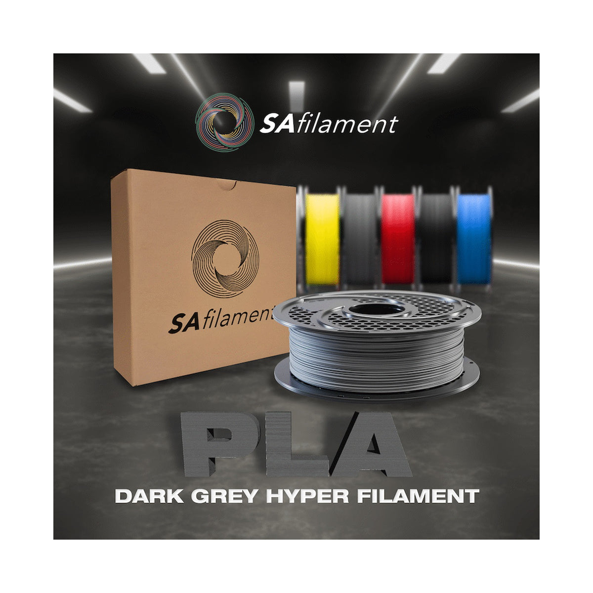 SA Filament PLA Hyper Filament 1kg - Dark Grey