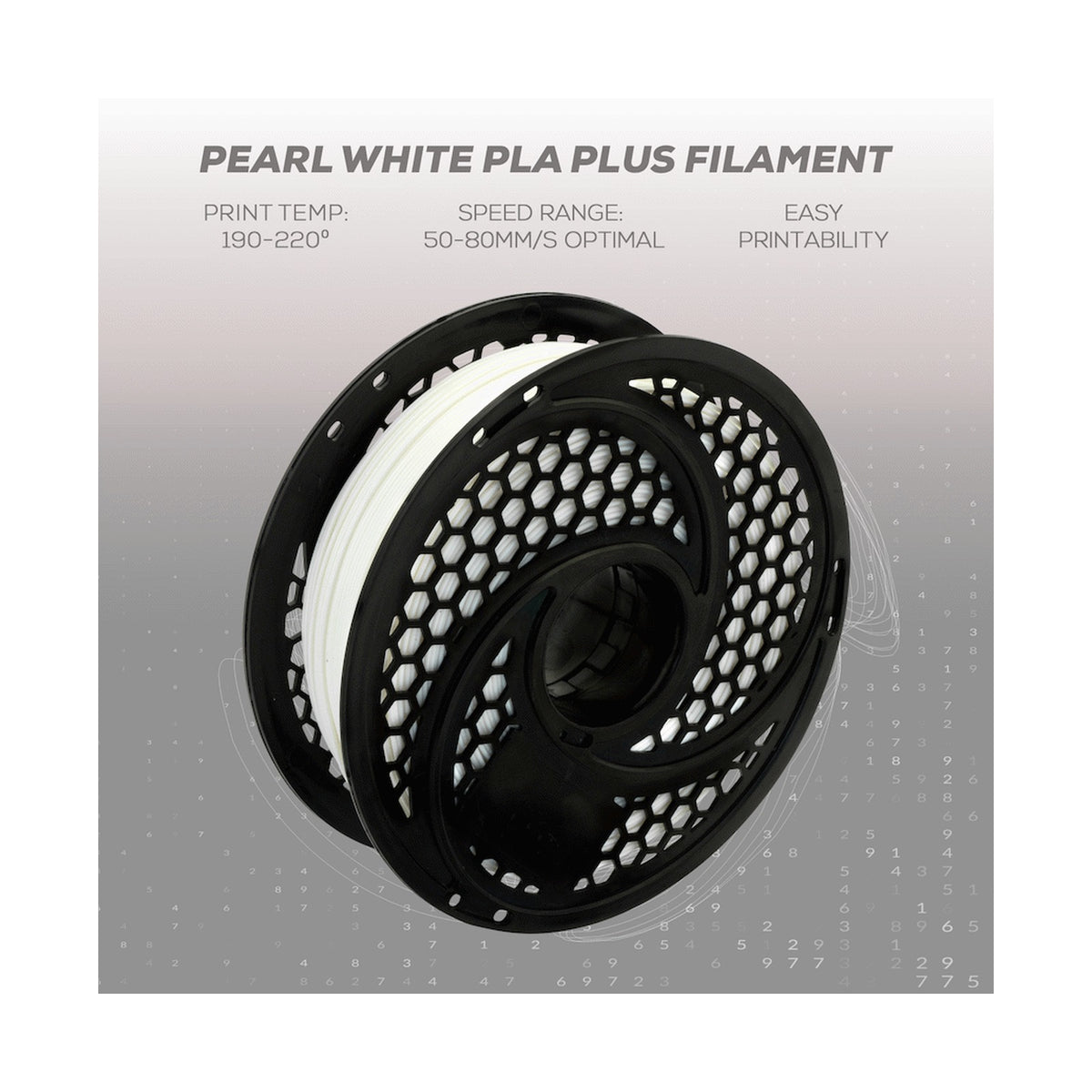 SA Filament Silk PLA Plus Filament 1kg - Pearl White