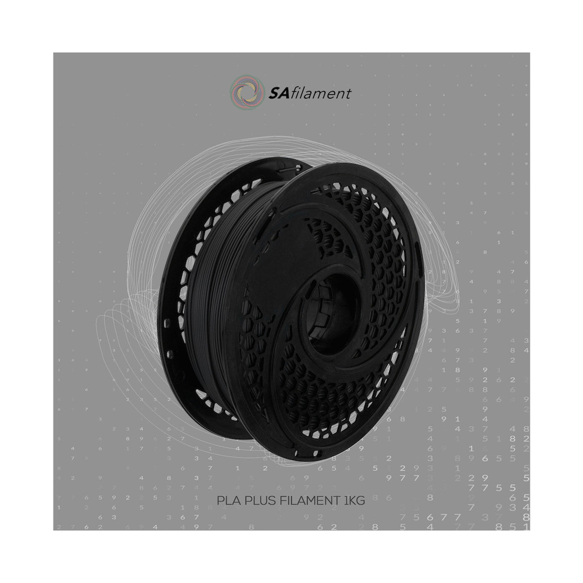 SA Filament Silk PLA Plus Filament 1kg - Gun Metal