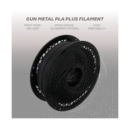 SA Filament Silk PLA Plus Filament 1kg - Gun Metal