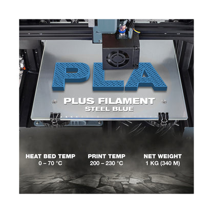 SA Filament Silk PLA Plus Filament 1kg - Steel Blue
