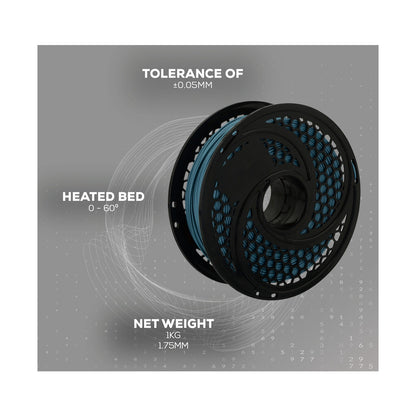 SA Filament Silk PLA Plus Filament 1kg - Steel Blue