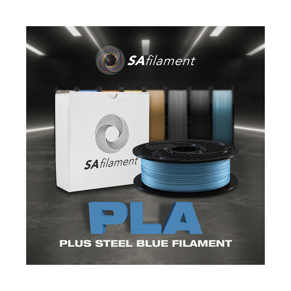 SA Filament Silk PLA Plus Filament 1kg - Steel Blue