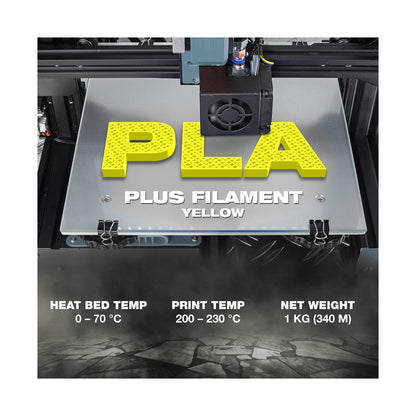 SA Filament Silk PLA Plus Filament 1kg - Yellow