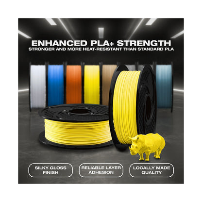 SA Filament Silk PLA Plus Filament 1kg - Yellow