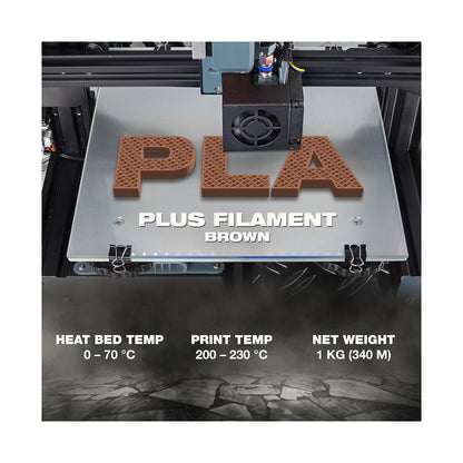 SA Filament Silk PLA Plus Filament 1kg - Brown
