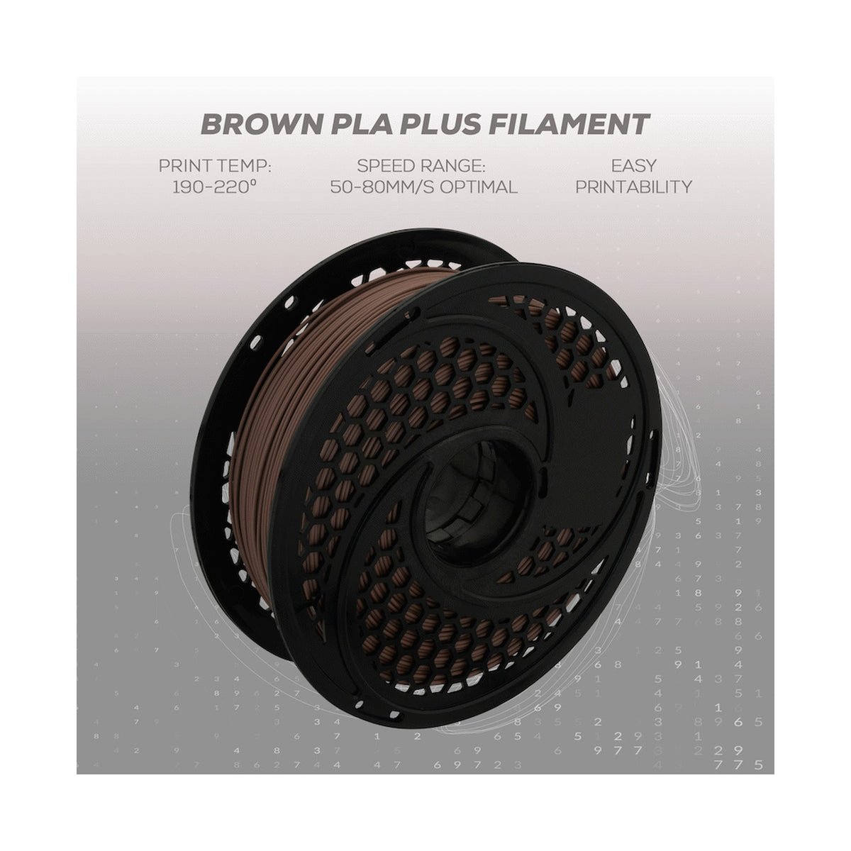 SA Filament Silk PLA Plus Filament 1kg - Brown