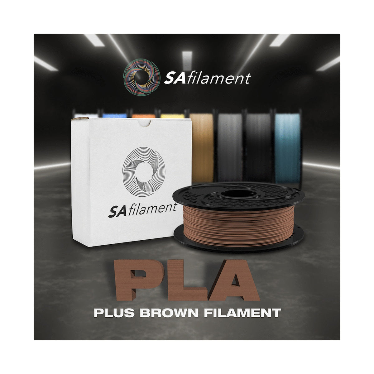 SA Filament Silk PLA Plus Filament 1kg - Brown