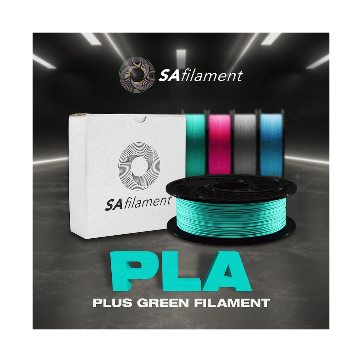 SA Filament Silk PLA Plus Chrome Filament 1kg - Green