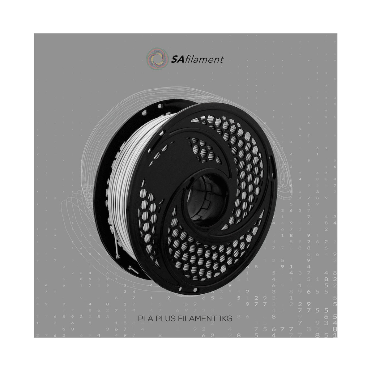 SA Filament PLA Plus Chrome Filament 1kg - Silver