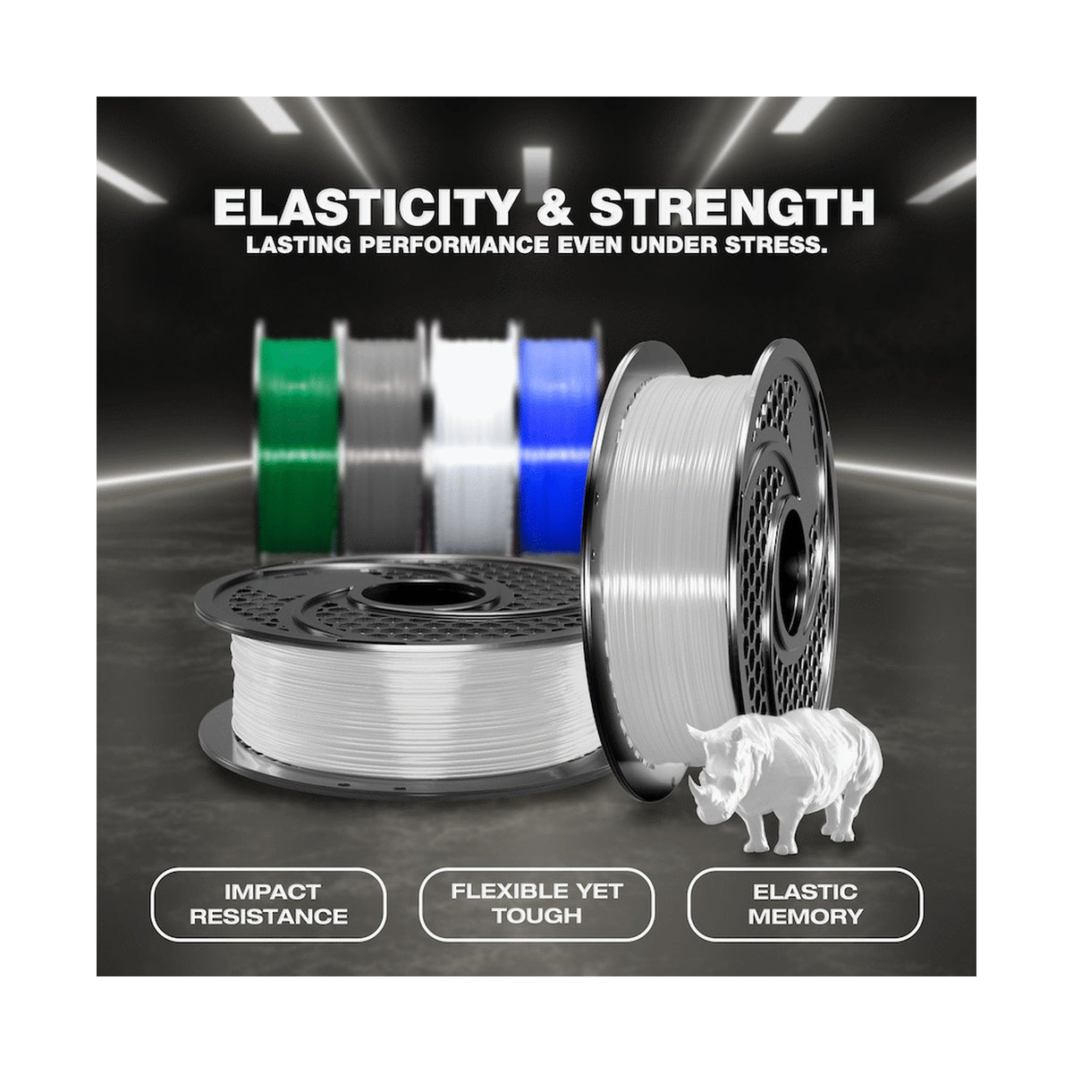 SA Filament TPU 95A 500g - White