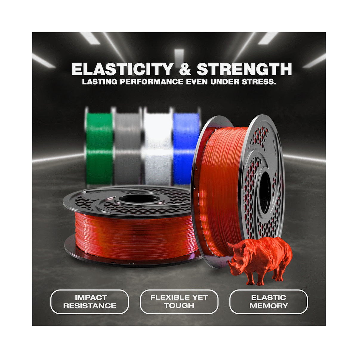 SA Filament TPU 95A 500g - Red