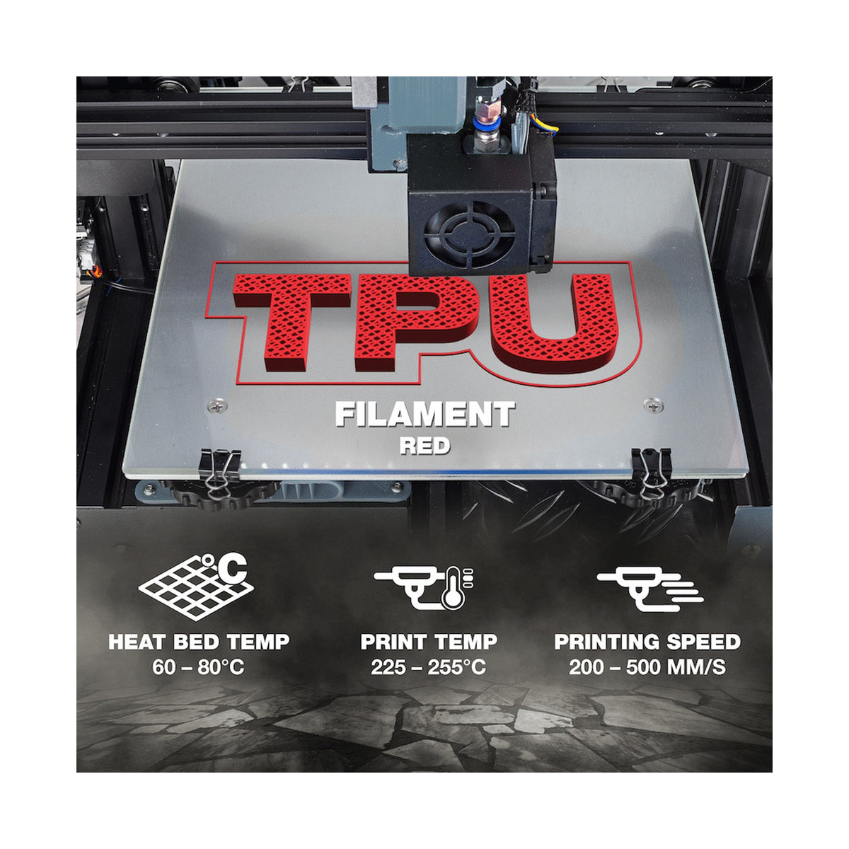 SA Filament TPU 95A 500g - Red