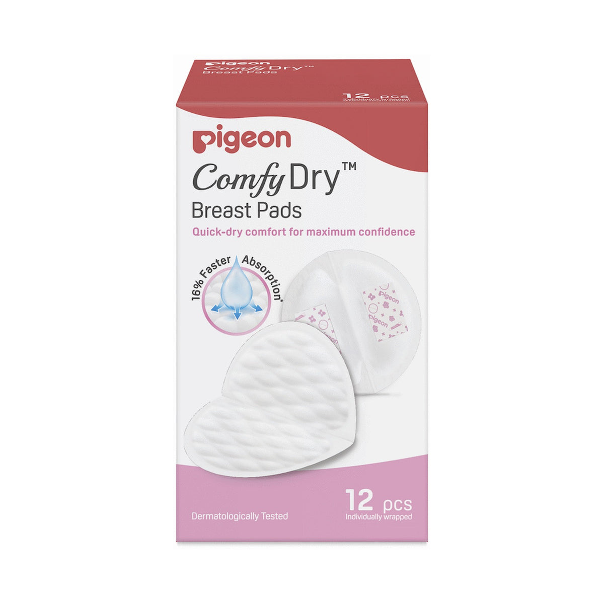 Pigeon Comfydry Breast Pads 12 pcs