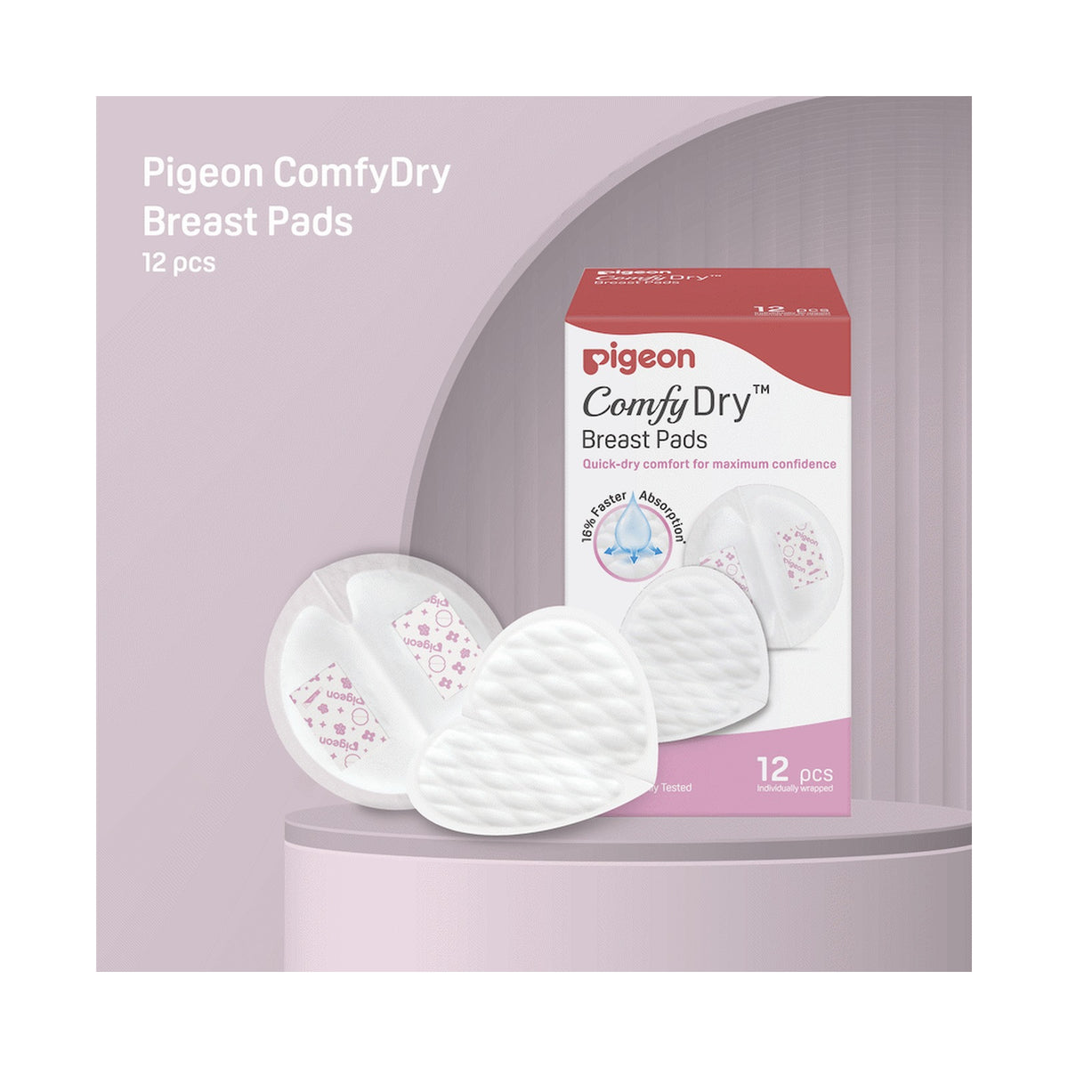 Pigeon Comfydry Breast Pads 12 pcs