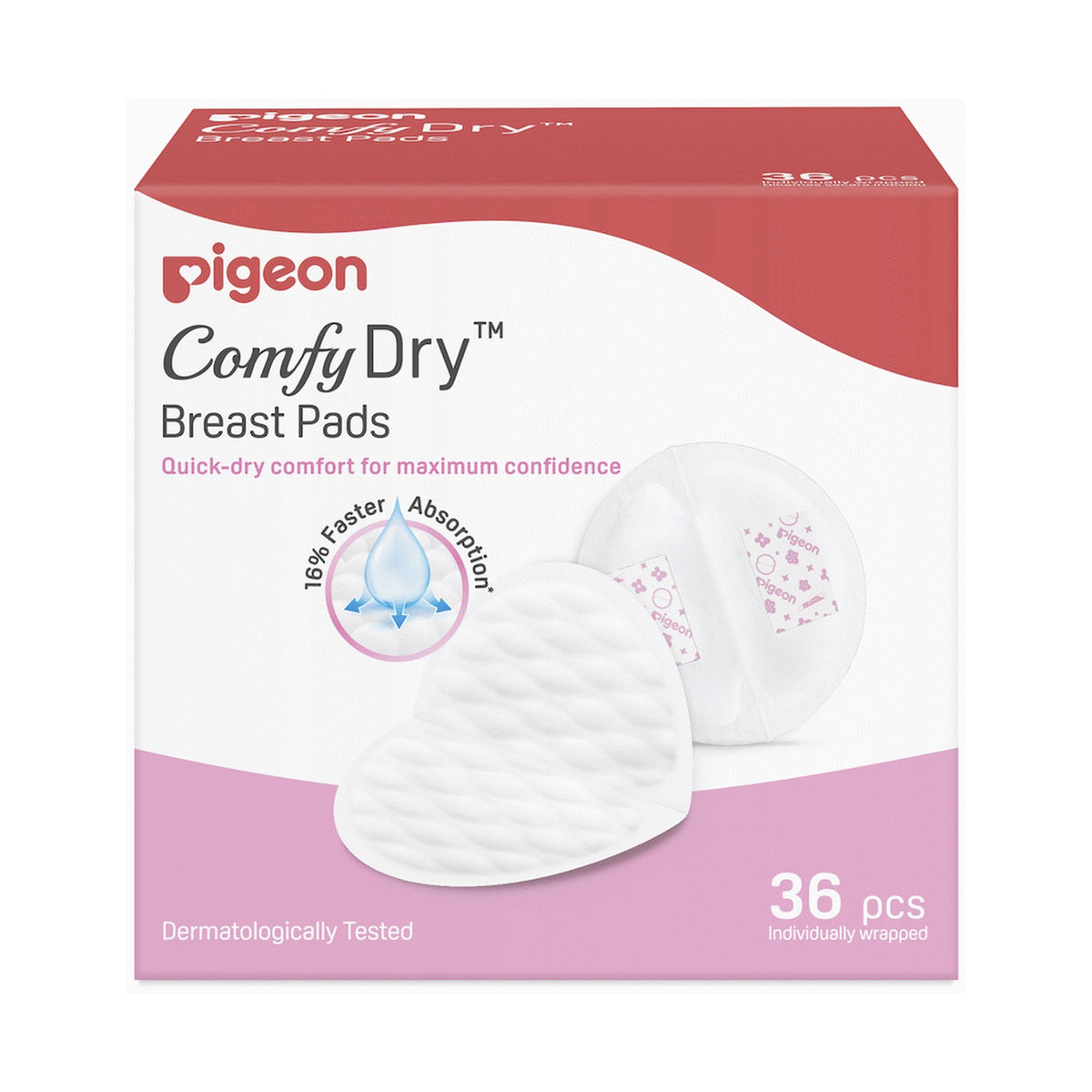 Pigeon Comfydry Breast Pads 36 pcs
