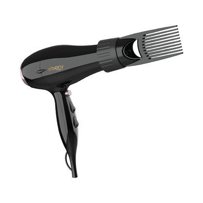 Carmen Power Comb Hairdryer 2000w - Ebony