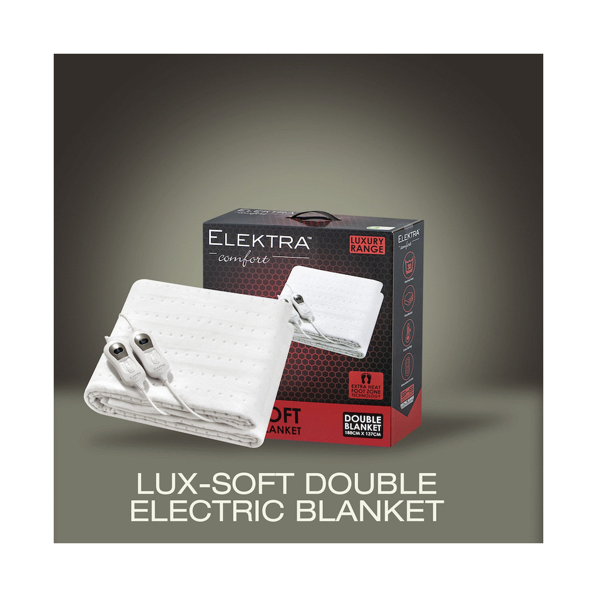 Elektra Comfort Electric Blanket - Double