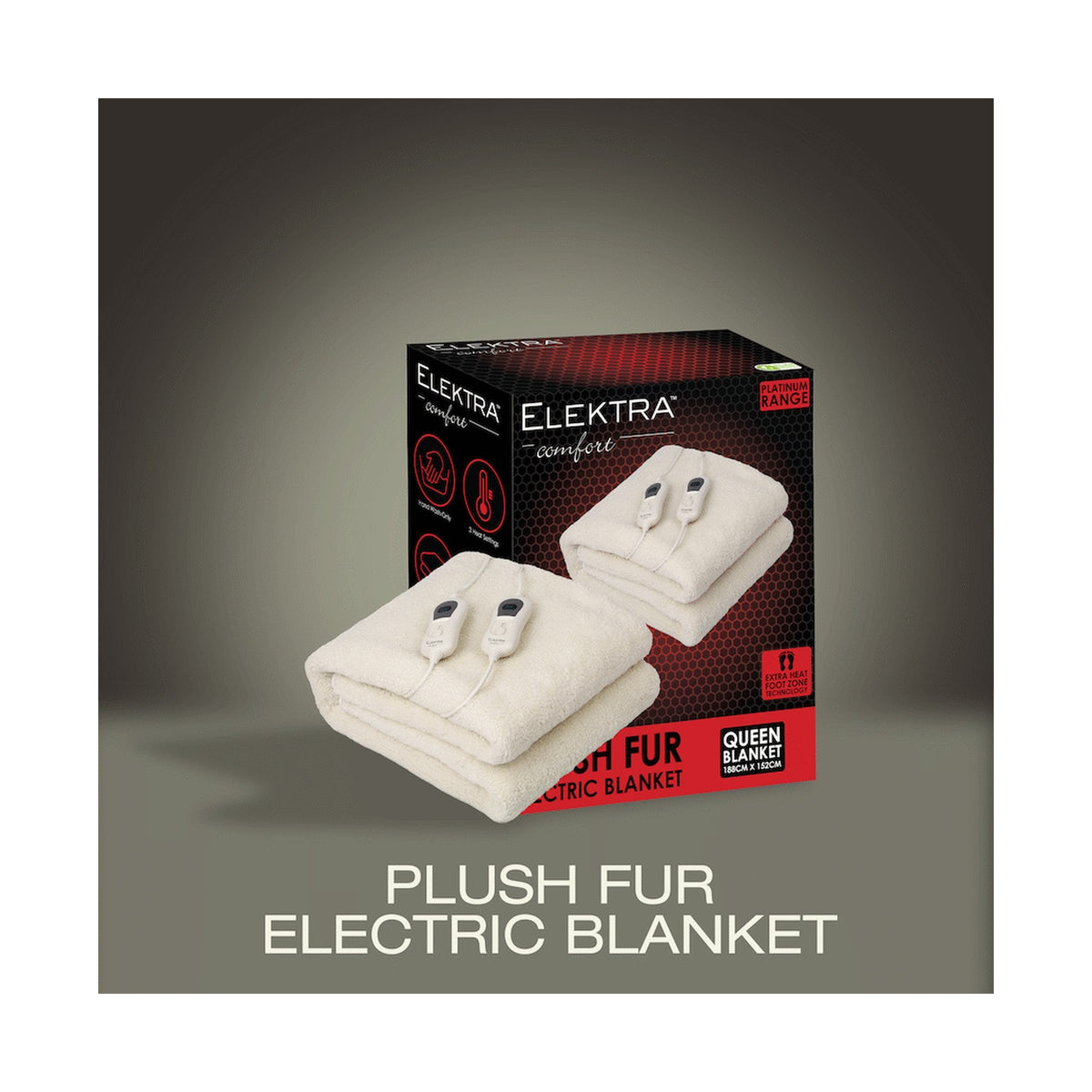 Elektra E/CMFRT Electric Blanket Double (A/FUR)